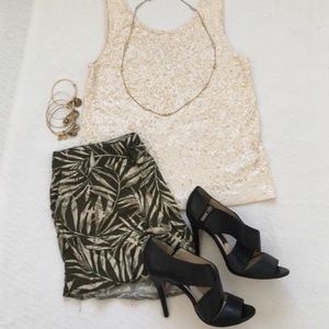 J. Crew heathered sequin tank